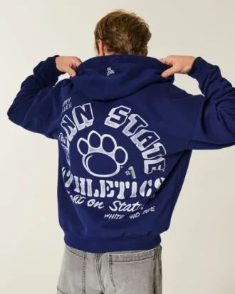 boxy zip up penn state university nittany lions grafiikkahuppari 2 330x413 - Boxy Zip-Up Penn State University Nittany Lions -grafiikkahuppari