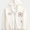 Boxy Zip-Up Texas A&M University Graphic Hoodie Boxy Zip-Up Texas A&M University Graphic Hoodie