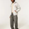 Boxy Zip-Up University of Miami Hurricanes -grafiikkahuppari Boxy Zip-Up University of Miami Hurricanes -grafiikkahuppari