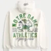Boxy Zip-Up University of Notre Dame Fighting Irish -grafiikkahuppari