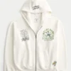 Boxy Zip-Up University of Notre Dame Fighting Irish -grafiikkahuppari