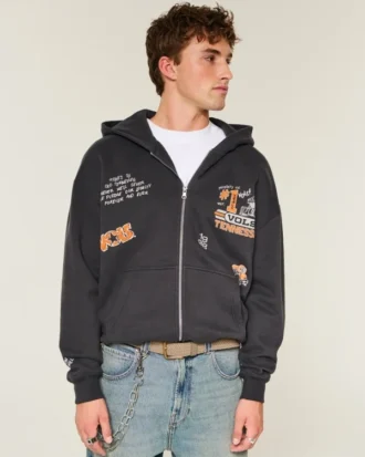 Boxy Zip-Up University of Tennessee Volunteers -grafiikkahuppari Boxy Zip-Up University of Tennessee Volunteers -grafiikkahuppari