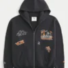 Boxy Zip-Up University of Tennessee Volunteers -grafiikkahuppari