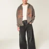 Boxy Zip-Up University of Texas at Austin Longhorns -graafinen huppari