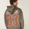 Boxy Zip-Up University of Texas at Austin Longhorns -graafinen huppari