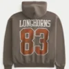 Boxy Zip-Up University of Texas at Austin Longhorns -graafinen huppari