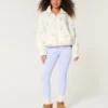 Brodeerattu sherpa-fleece-takki Brodeerattu sherpa-fleece-takki