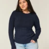 Cable-Knit Icon Crew -villapaita