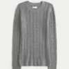 Cable-Knit Icon Crew -villapaita