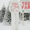 Candy Cane Graphic Baggy Sweatpants Candy Cane Graphic Baggy Sweatpants