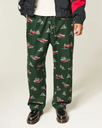 Car Graphic Flannel -pyjamahousut