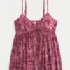 Crinkle Flyaway Babydoll -toppi Crinkle Flyaway Babydoll -toppi