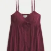 Crinkle Shine Flyaway Babydoll -toppi Crinkle Shine Flyaway Babydoll -toppi