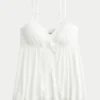 Crinkle Shine Flyaway Babydoll -toppi