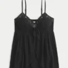 Crinkle Shine Flyaway Babydoll -toppi