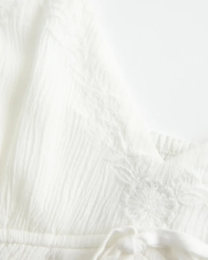 Crinkle Shine Flyaway Babydoll -toppi