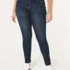 Curvy High-Rise Dark Wash -farkkuleggingsit