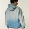 Denim-vetoketjullinen skater-takki Denim-vetoketjullinen skater-takki