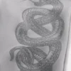 Double Snake Graphic Baggy Sweatpants Double Snake Graphic Baggy Sweatpants