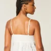 Easy Embroidered Shine Babydoll -toppi Easy Embroidered Shine Babydoll -toppi