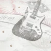 Easy New York Guitar Studded Graphic Crew -huppari Easy New York Guitar Studded Graphic Crew -huppari