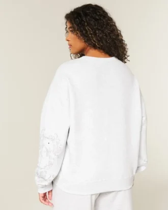 Easy Studded Graphic Crew -huppari