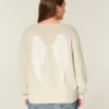 Easy Wings -graafinen neulepusero Easy Wings -graafinen neulepusero
