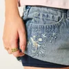 Erittäin matala denim-mikrominihame Erittäin matala denim-mikrominihame