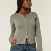 Eyelet Crew Cardigan Eyelet Crew Cardigan