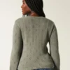 Eyelet Crew Cardigan Eyelet Crew Cardigan