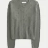 Eyelet Crew Cardigan Eyelet Crew Cardigan
