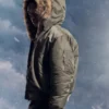 Faux Fur Trim Zip-Up Bomber Jacket Faux Fur Trim Zip-Up Bomber Jacket