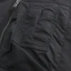 Faux Fur Trim Zip-Up Bomber Jacket Faux Fur Trim Zip-Up Bomber Jacket