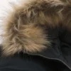 Faux Fur Trim Zip-Up Bomber Jacket Faux Fur Trim Zip-Up Bomber Jacket