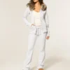 Faux Fur Trim Zip-Up Hoodie Faux Fur Trim Zip-Up Hoodie
