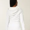 Faux Fur-vuorattu vetoketjullinen huppari Faux Fur-vuorattu vetoketjullinen huppari