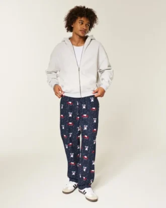 Flanelliset pyjamahousut