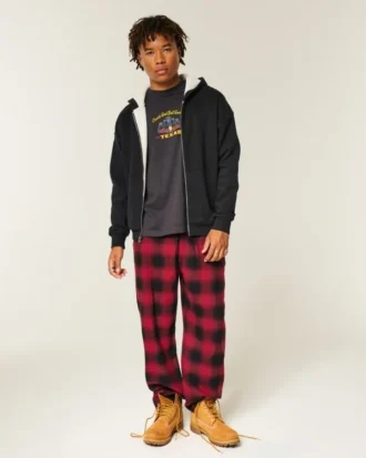 Flanelliset pyjamahousut