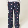 Flanelliset pyjamahousut