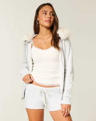 Fleece-minishortsit