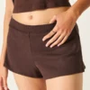 Fleece-minishortsit Fleece-minishortsit