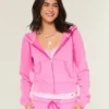 Froteinen vetoketjullinen huppari Froteinen vetoketjullinen huppari