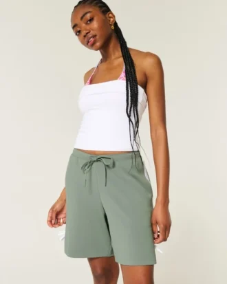 Gilly Hicks Active Cooldown Side Bow Shorts
