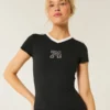 Gilly Hicks Active Graphic Baby Tee Gilly Hicks Active Graphic Baby Tee