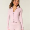 Gilly Hicks Active Recharge Bow Double Zip -takki