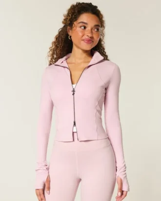Gilly Hicks Active Recharge Bow Double Zip -takki