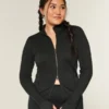 Gilly Hicks Active Recharge Bow Double Zip -takki