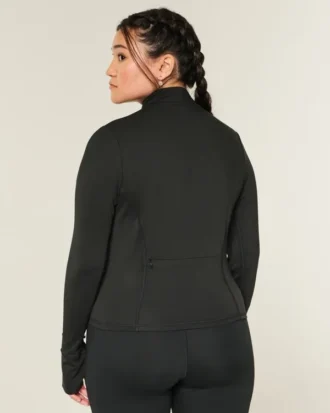 Gilly Hicks Active Recharge Bow Double Zip -takki