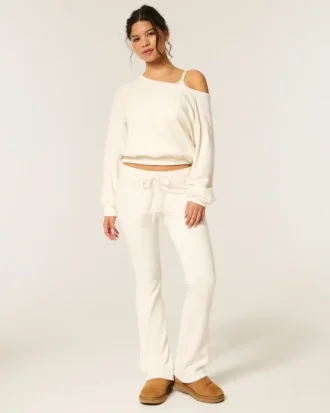 Gilly Hicks Always Cozy Waffle Bootcut -housut