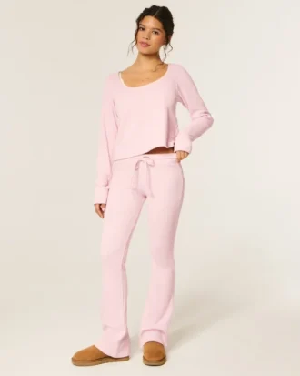 Gilly Hicks Always Cozy Waffle Bootcut -housut